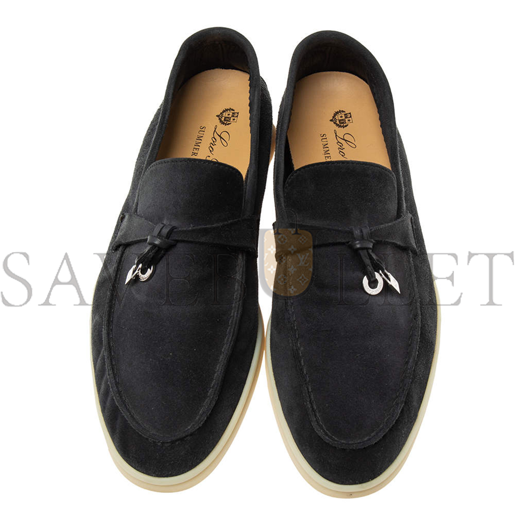 L**o p*ana black suede summer charms walk slip on loafers fae5444mb97